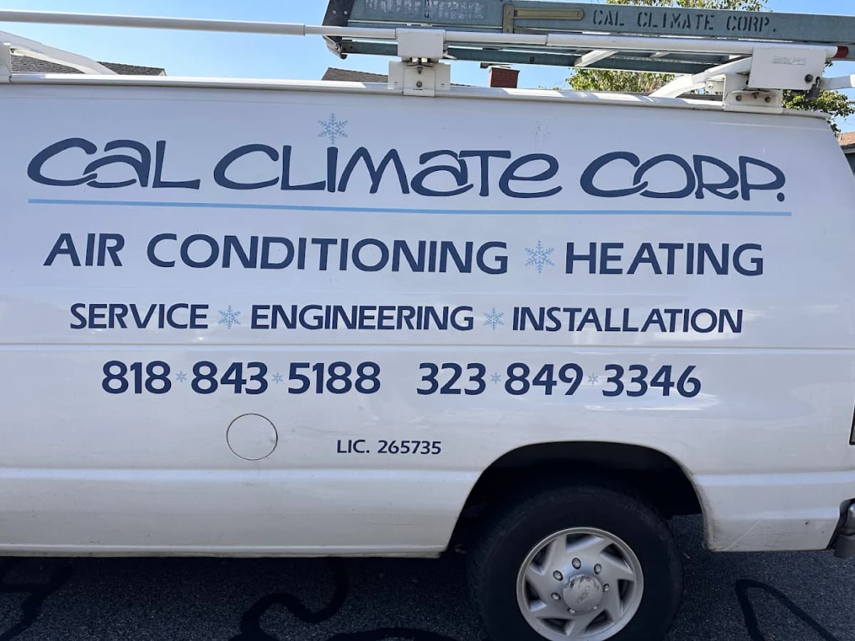 Cal Climate Corp service van stocked with HVAC diagnostic equipment