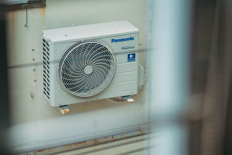 Commercial heating unit repair by a Cal Climate Corp technician